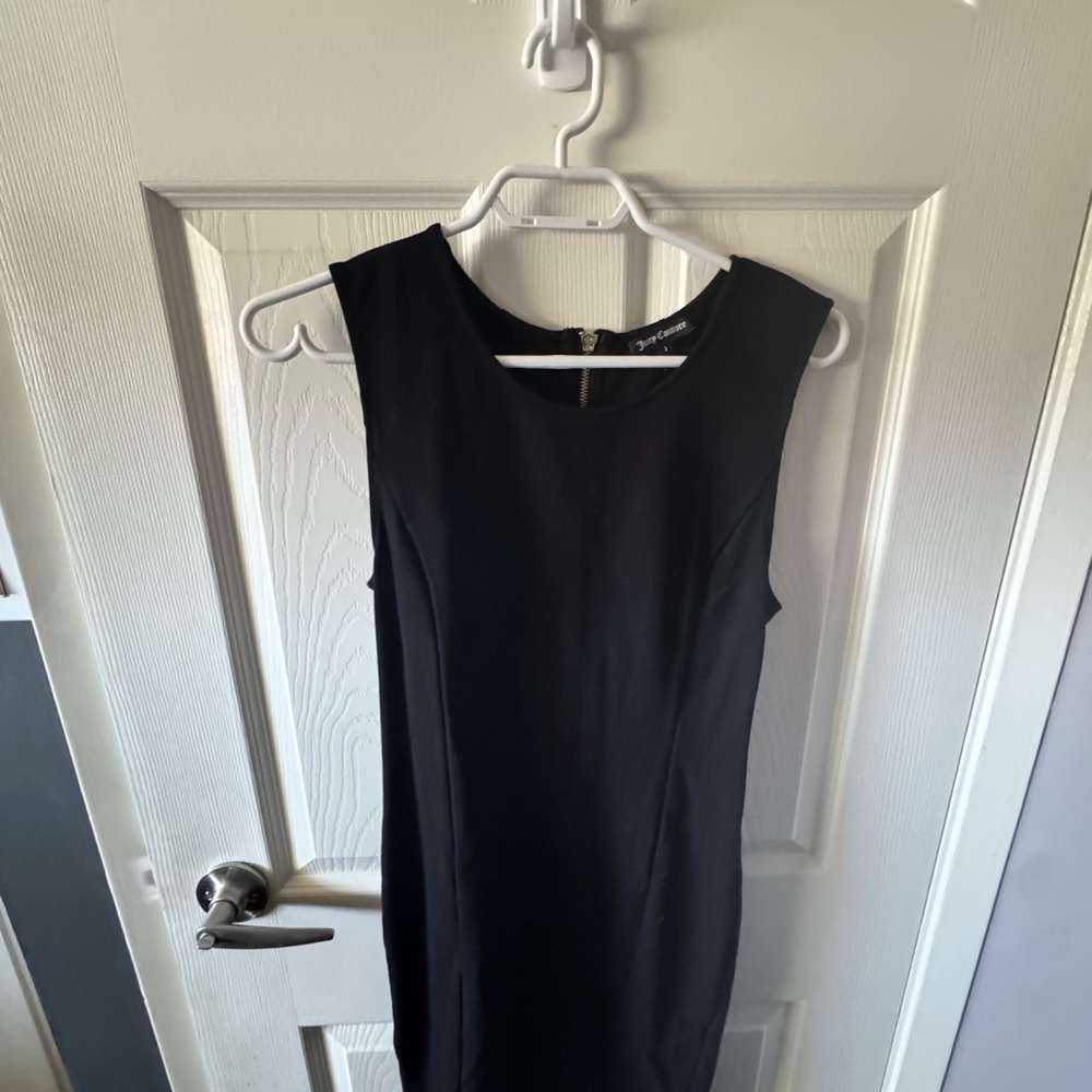 Black Sleeveless juicy Couture Sheath Dress